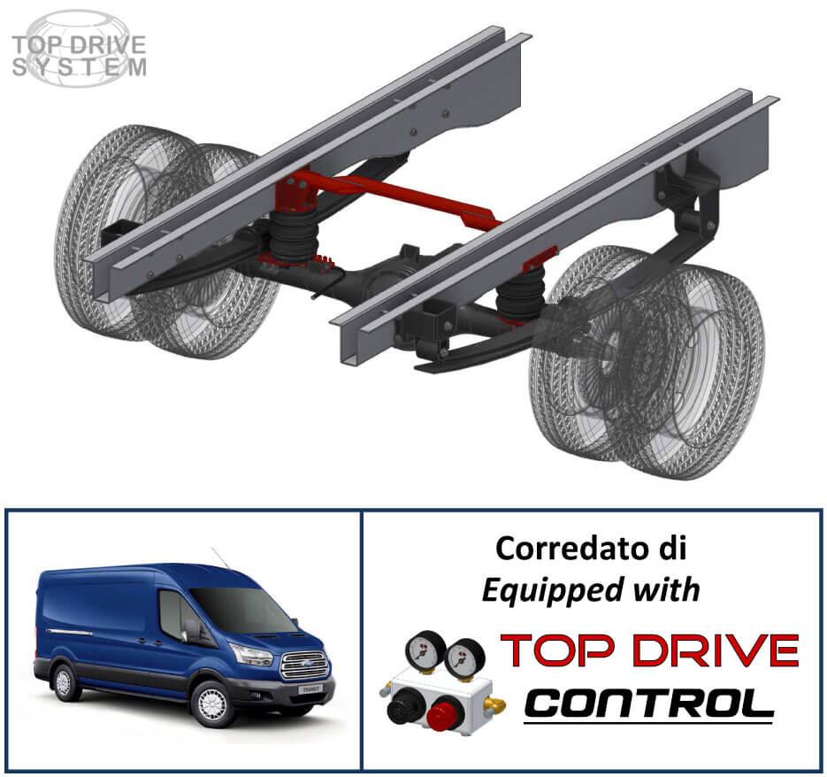 Ford Transit 350 470 trazione posteriore, ruota gemellata - Top Drive System